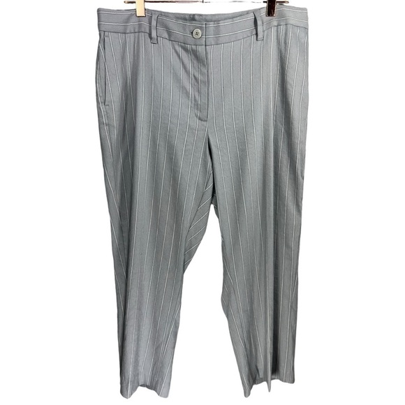 NWOT‎ J. Jill Linen Stretch Cropped Trouser Pants Gray Size 14P Career Office - Picture 4 of 10